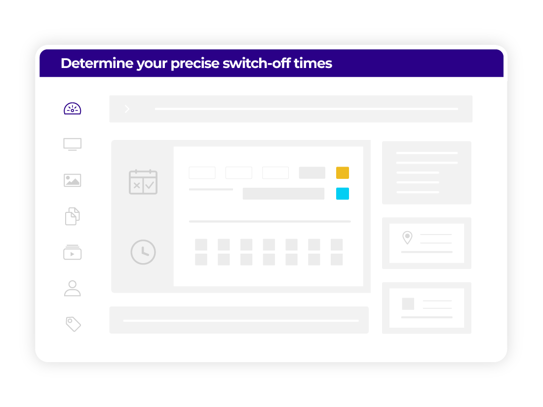 Determine-precose-switch-off-times