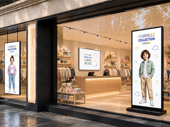 Vitrine Zebrix Signage