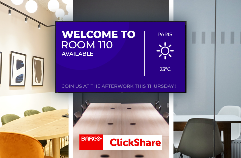 Visuel Clickshare Zebrix Visuel Clickshare Zebrix